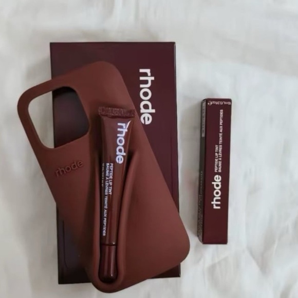 Rhode Peptide Lip Tint & Matching iPhone Case (Espresso Colored) LIMITED EDITION - Picture 1 of 3